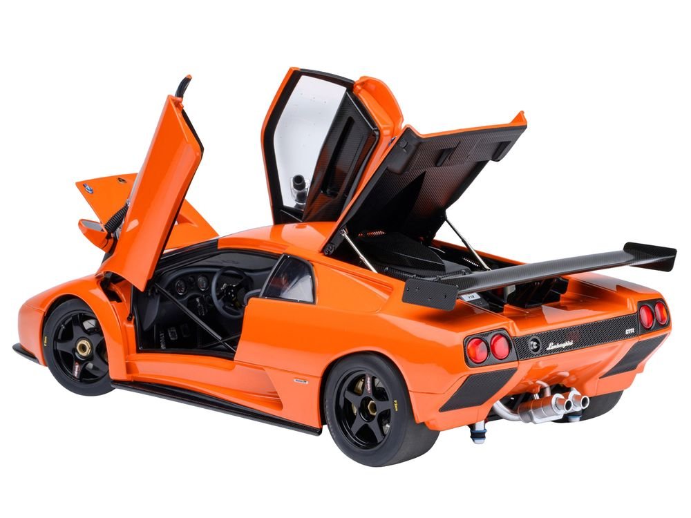 Lamborghini Diablo GTR Arancio Ishtar Orange 1/18 Model Car by Autoart view 2