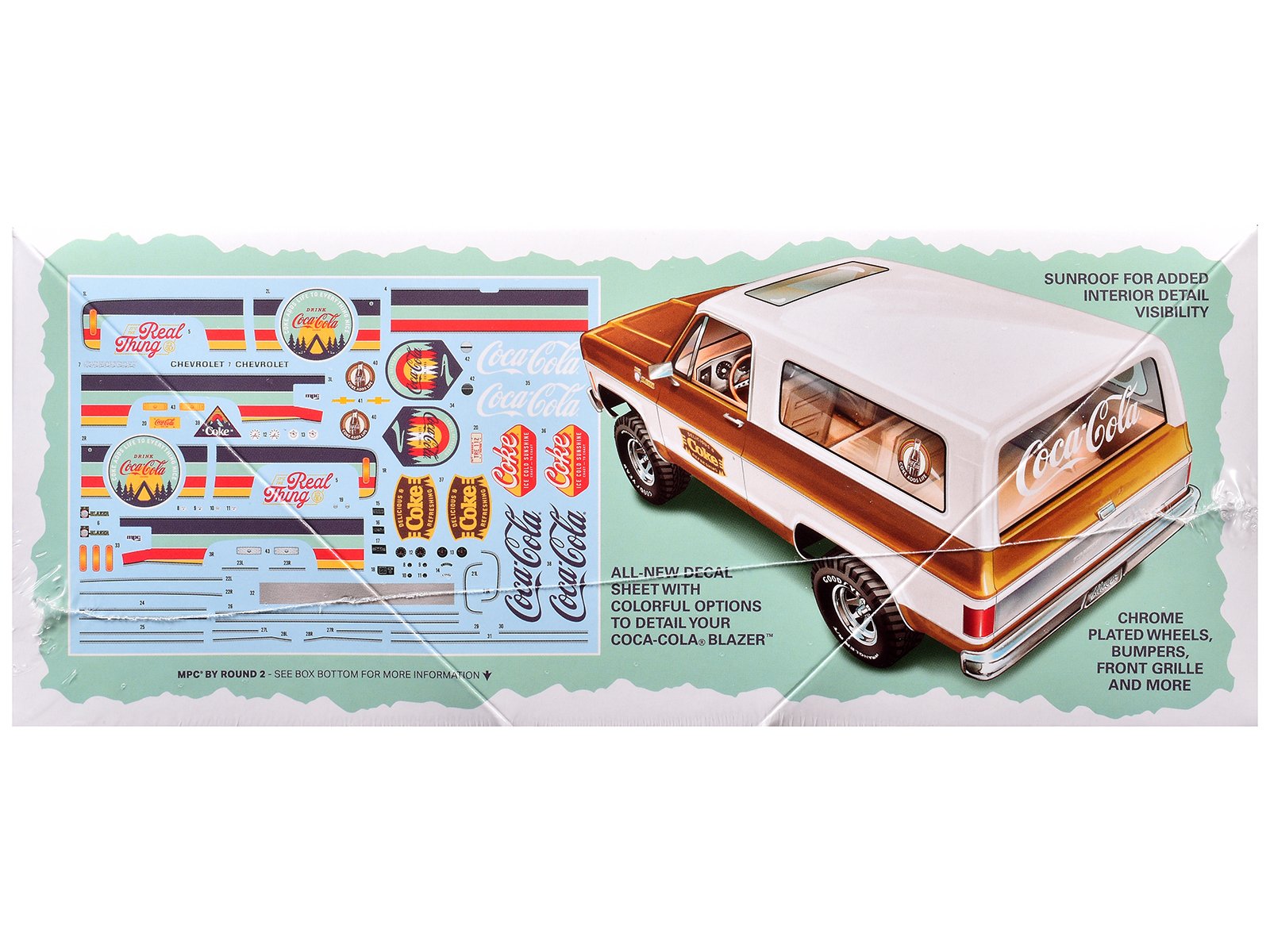 Skill 1 Model Kit Chevrolet K5 Blazer "Coca-Cola" 1/25 Scale Model by MPC view 2
