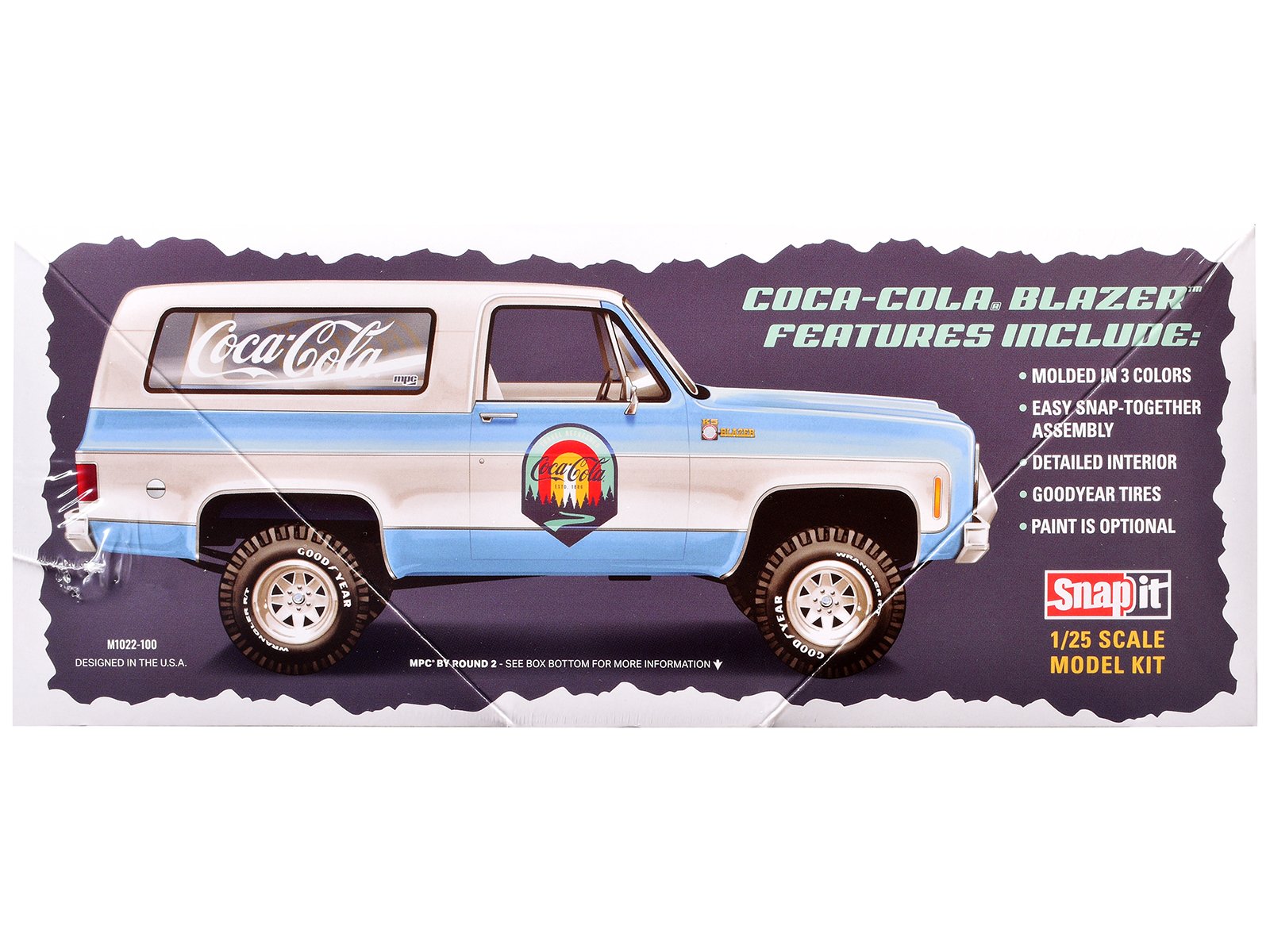 Skill 1 Model Kit Chevrolet K5 Blazer "Coca-Cola" 1/25 Scale Model by MPC view 3