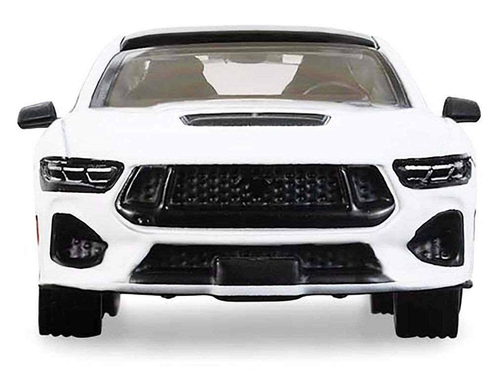 2024 Ford Mustang Oxford White with Black Top "GreenLight Muscle" Series 30 1/64 Diecast Model Car by Greenlight view 4