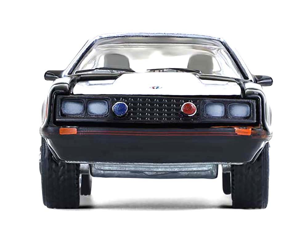 1982 Ford Mustang SSP "Texas Department of Public Safety Highway Patrol" Black with White Hood and Top "Hobby Exclusive" Series 1/64 Diecast Model Car by Greenlight view 4