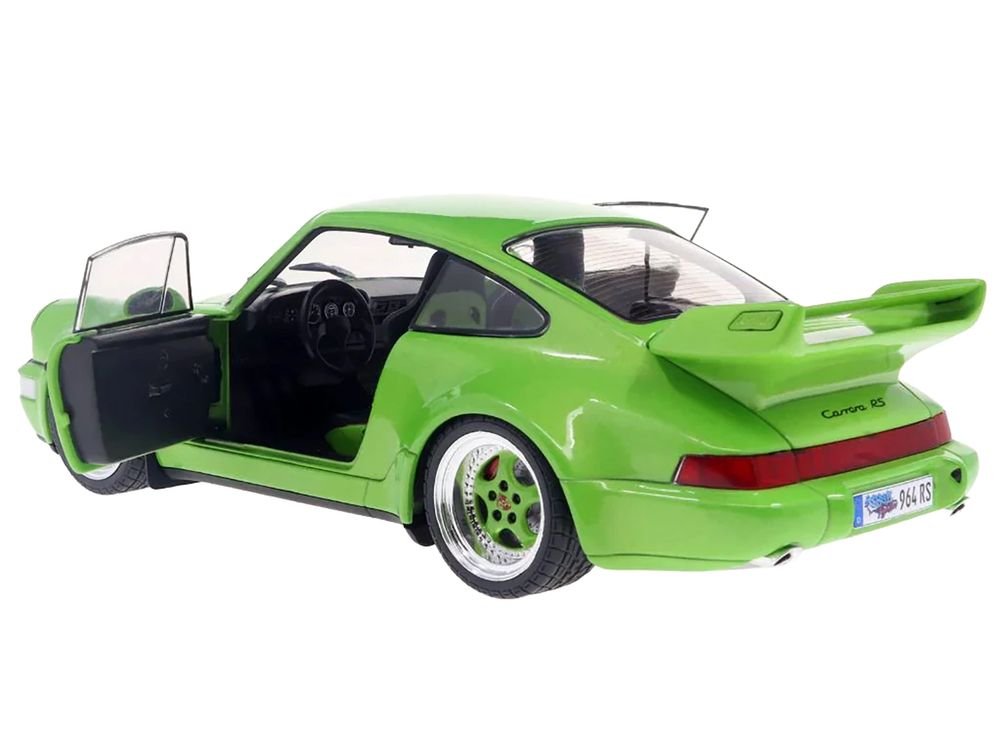 1990 Porsche 911 (964) Carrera RS "Streetfighter" Green Metallic 1/18 Diecast Model Car by Solido view 2