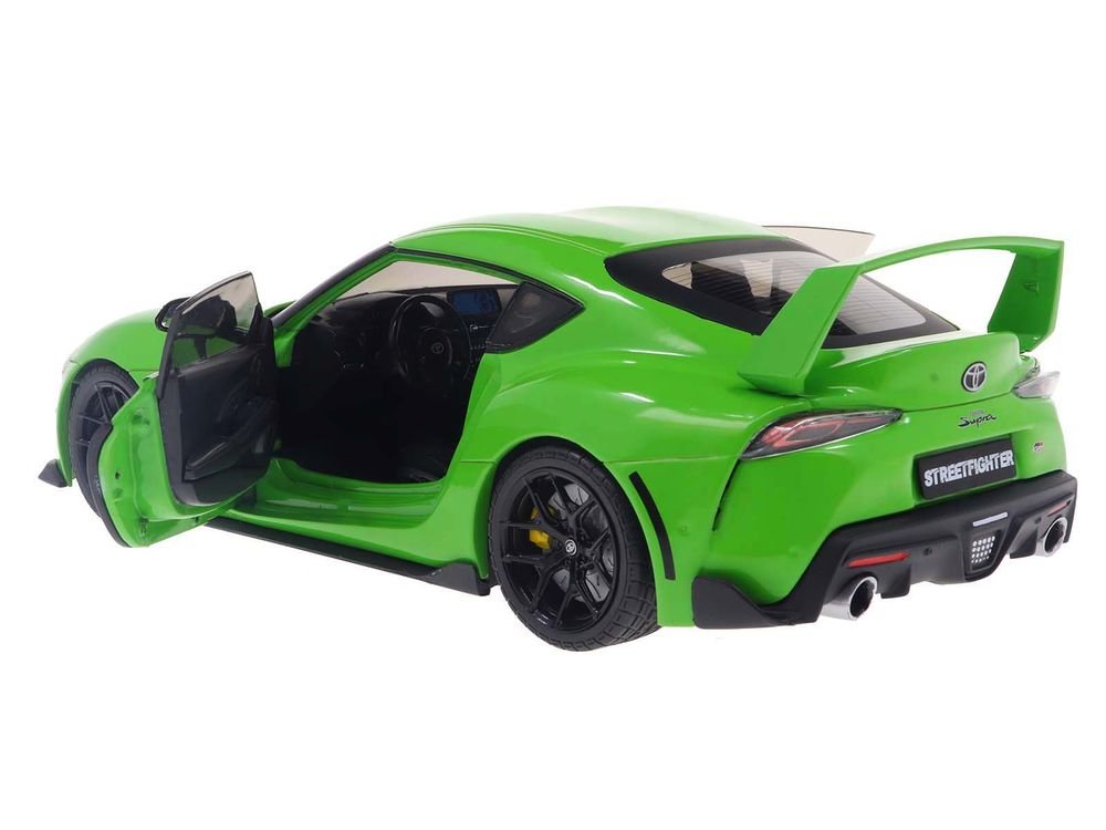 2023 Toyota GR Supra "StreetFighter" Green 1/18 Diecast Model Car by Solido view 3