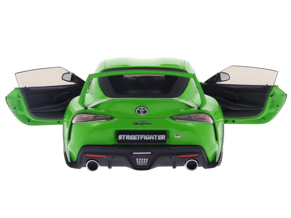 2023 Toyota GR Supra "StreetFighter" Green 1/18 Diecast Model Car by Solido view 4