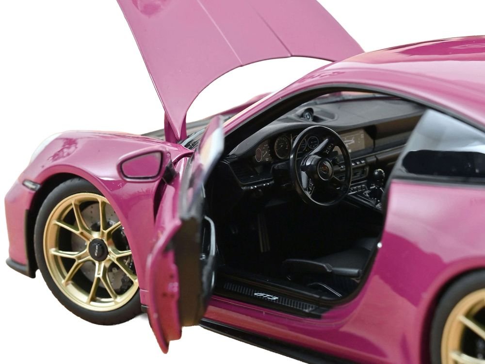 2021 Porsche 911 GT3 Ruby Star Neo 1/18 Diecast Model Car by Norev view 3