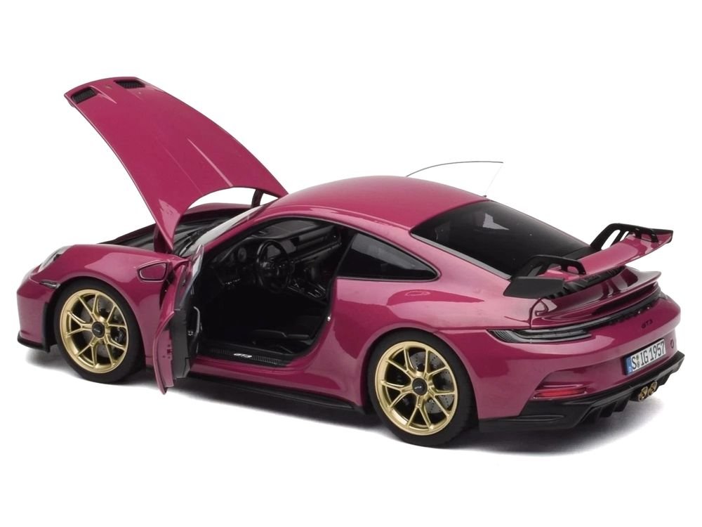 2021 Porsche 911 GT3 Ruby Star Neo 1/18 Diecast Model Car by Norev view 4