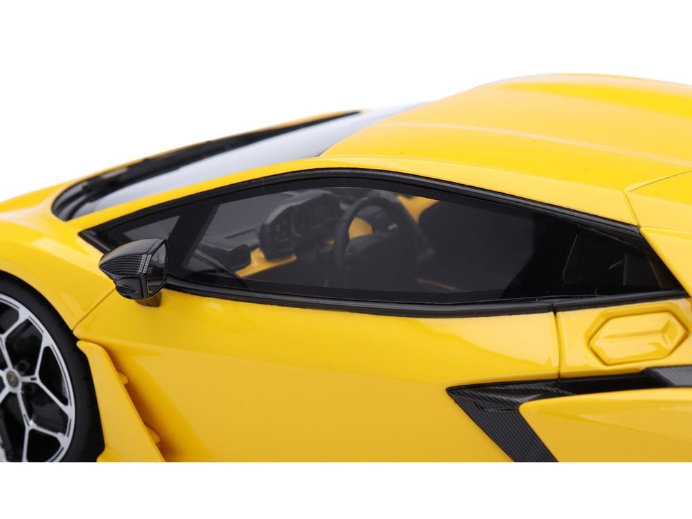 Lamborghini Revuelto Giallo (Yellow) 1/18 Model Car by Top Speed view 2