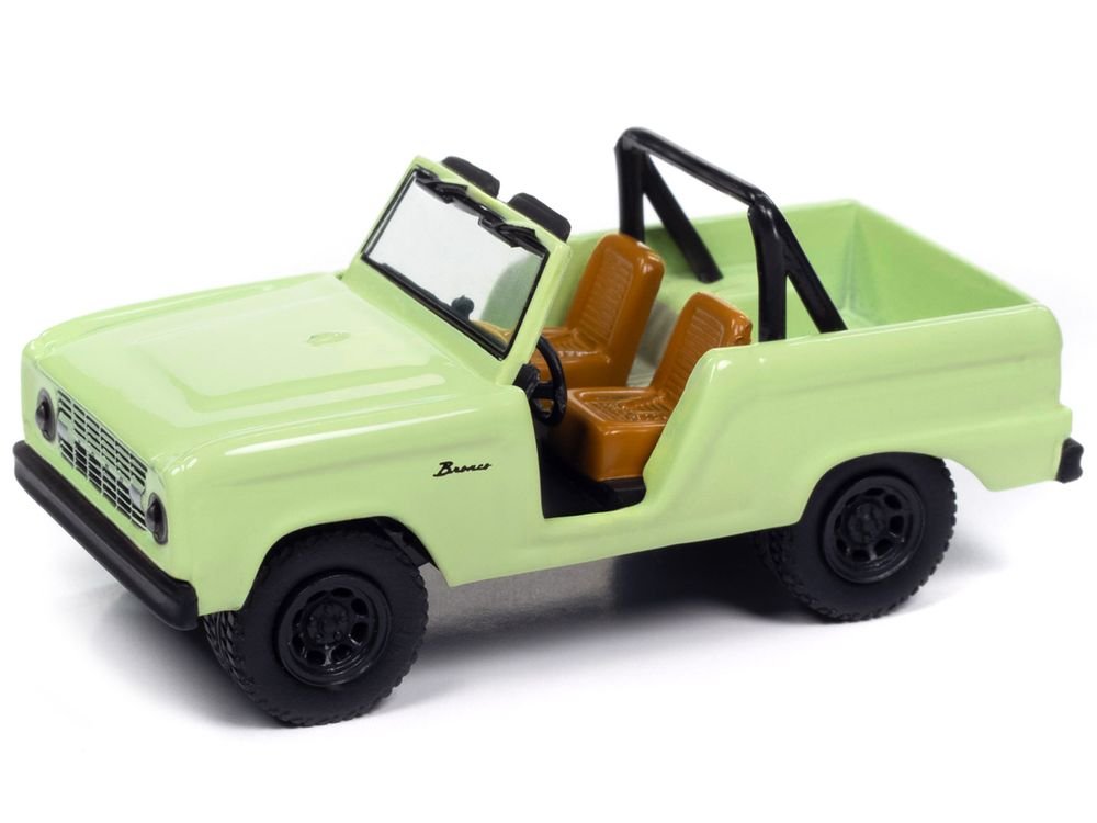 1967 Ford Bronco "Nick Cherrone" Glen Green "Classic Gold Collection" 1/64 Diecast Model Car by Johnny Lightning view 2