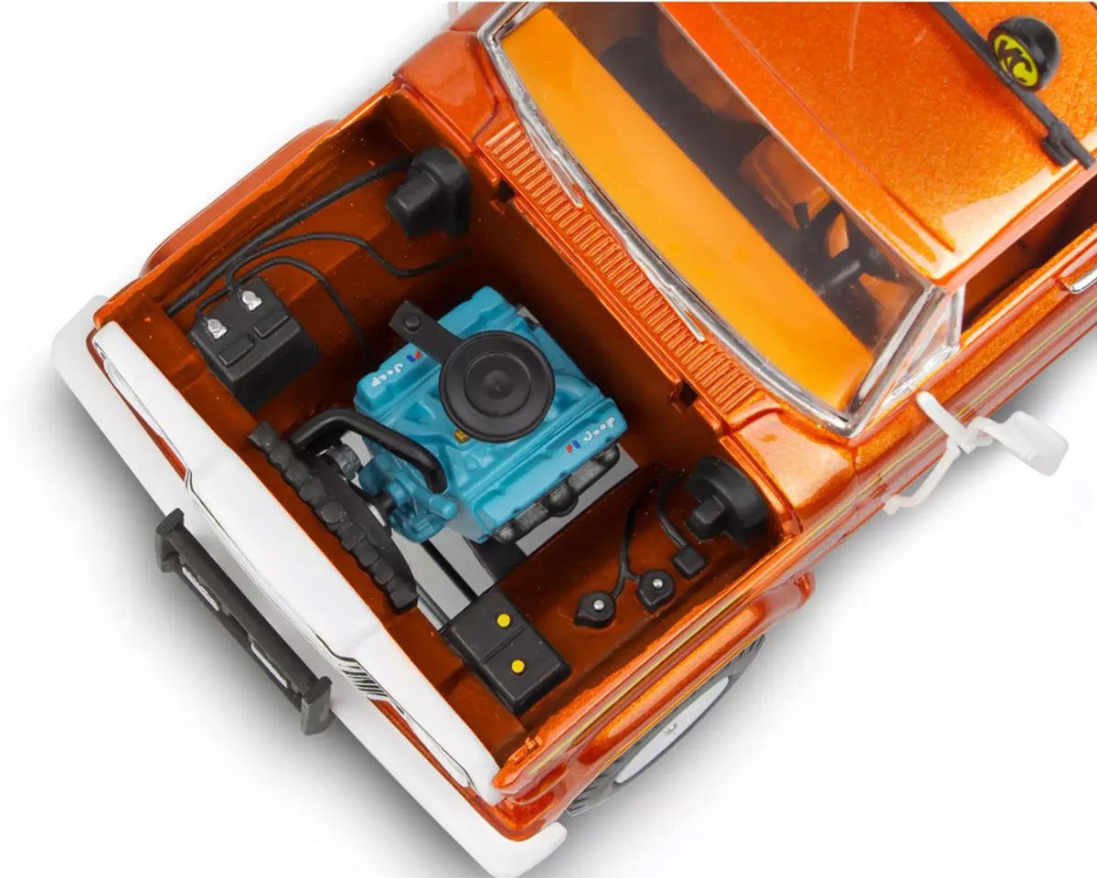 Level 4 Model Kit 1979 Jeep J-10 Pickup Truck with Camper Top 1/24 Scale Model by Revell view 3