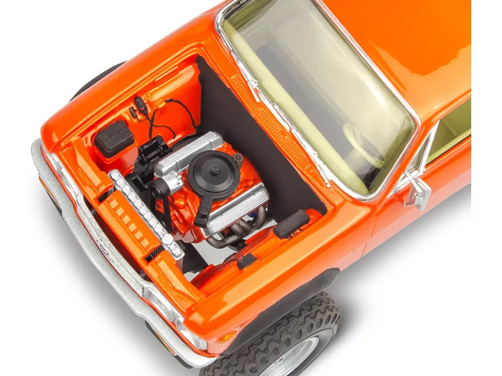 Level 4 Model Kit Chevrolet LUV 4x4 Pickup Truck "High Roller" 1/24 Scale Model by Revell view 3