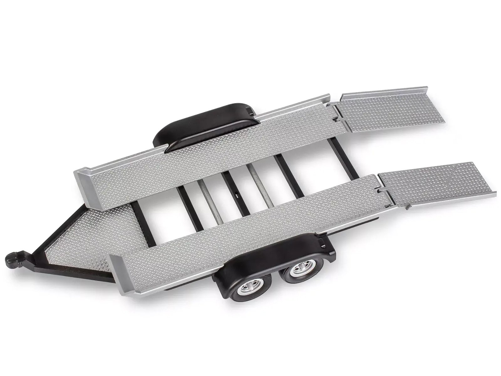 Level 3 Model Kit 1978 Chevrolet Off-Road 4x4 Pickup Truck and "Malibu Grand Prix" Virage with Trailer "Fantasy Formula" 1/25 Scale Model by Revell view 3