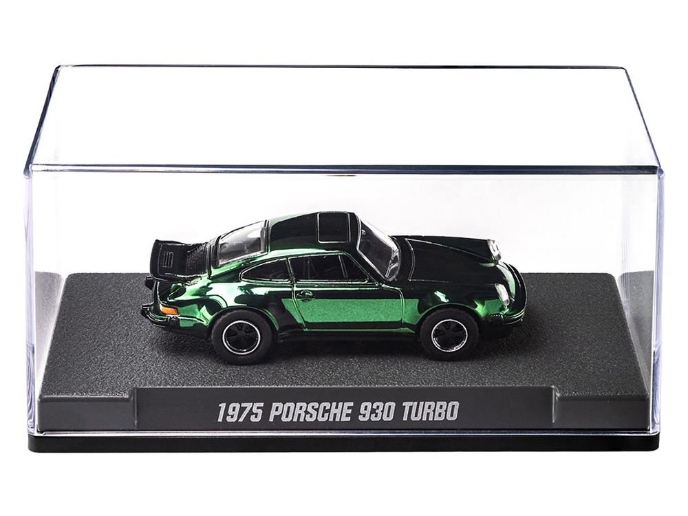1975 Porsche 930 Turbo Green Metallic "Collection" Series 1/64 Diecast Model Car by Majorette view 3