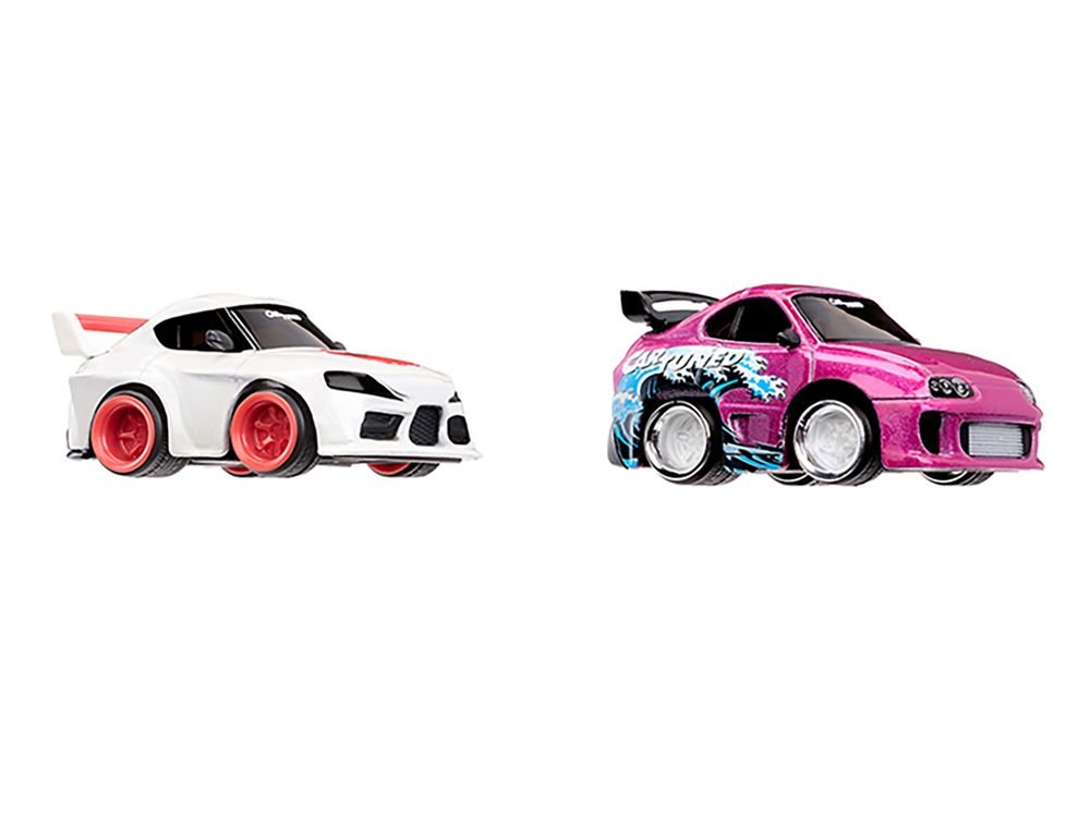 "Sick Supras" Series 6 Toyota Double Pack Set of 2 Cars Diecast Model Cars by CarTuned view 2