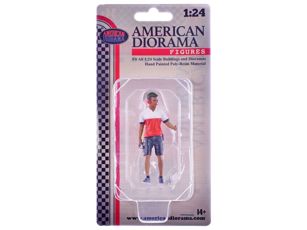 "Race Crew" Figure #2 for 1/24 Scale Models by American Diorama view 3