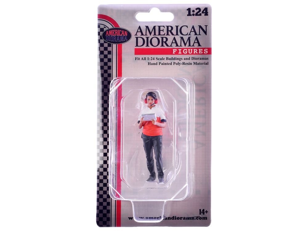 "Race Crew" Figure #3 for 1/24 Scale Models by American Diorama view 3