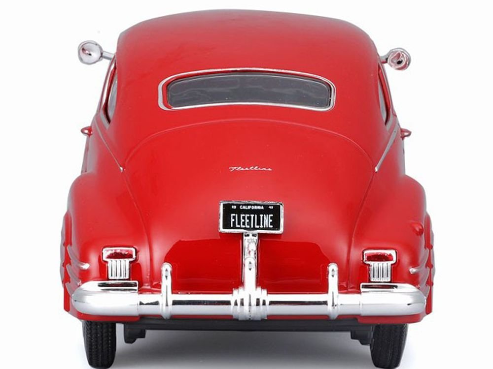 1948 Chevrolet Fleetline Aerosedan Red "Special Edition" Series 1/25 Diecast Model Car by Maisto view 4