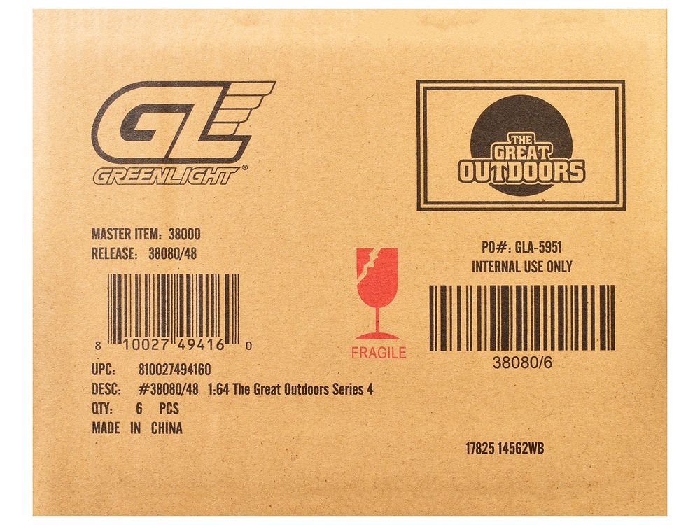 "The Great Outdoors" Series 4 Set of 6 pieces 1/64 Diecast Model Cars by Greenlight view 3