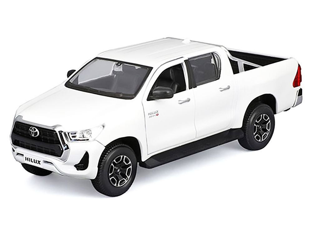 Toyota Hilux Pickup Truck White "Special Edition" Series 1/27 Diecast Model Car by Maisto view 2