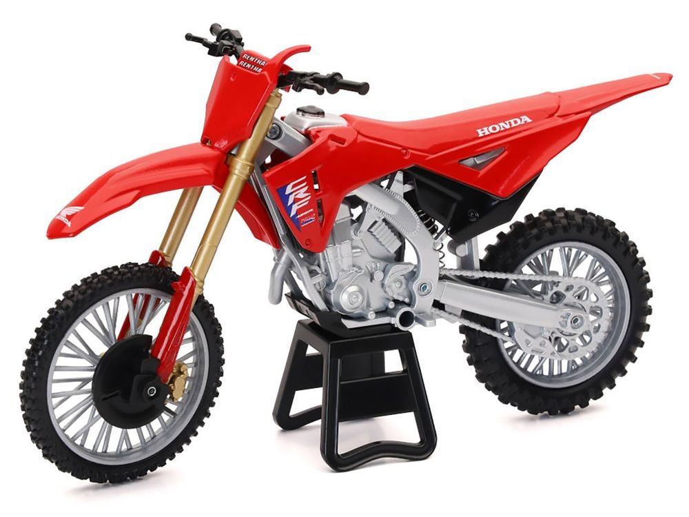 Honda CRF450R Motorcycle Red with Black Accents 1/12 Diecast Model by New Ray view 2