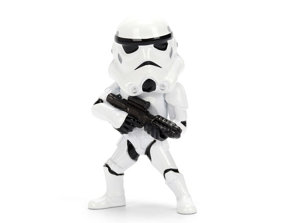 Set of 4 Diecast Figures "Star Wars" Movie Franchise "Metalfigs" Series Diecast Models by Jada view 3