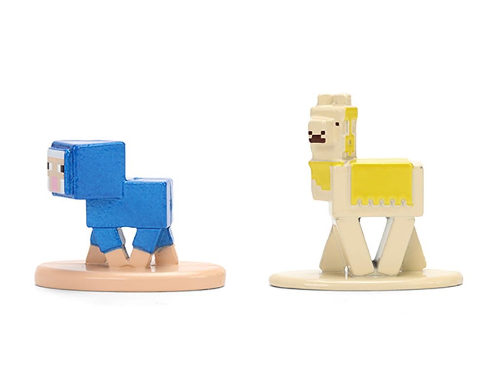 Set of 12 Diecast Figures "Minecraft" Video Game "Nano Metalfigs" Series Diecast Models by Jada view 5