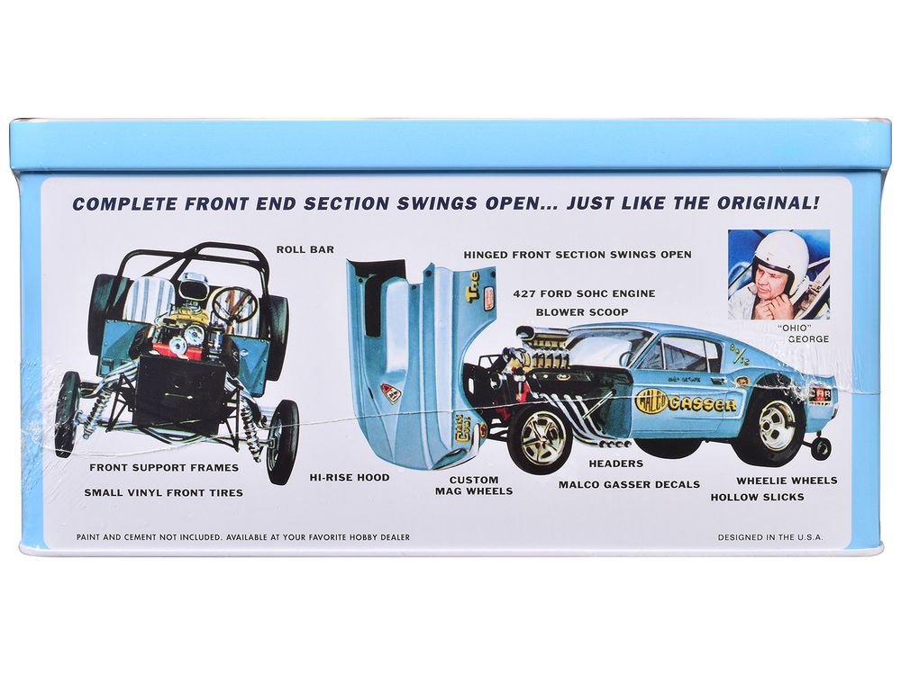 Skill 2 Model Kit Ohio George's Malco Gasser with Collector's Tin 1/25 Scale Model by MPC view 3