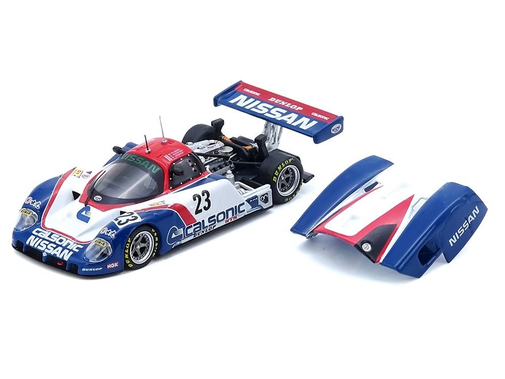 Nissan R89C #23 Masahiro Hasemi - Kazuyoshi Hoshino - Toshio Suzuki "24 Hours of Le Mans" (1989) 1/64 Diecast Model Car by Inno Models view 2