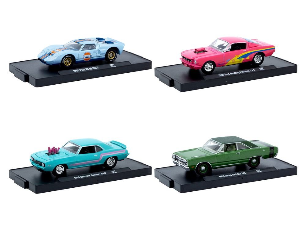 "Auto-Drivers" Set of 4 pieces in Blister Packs Release S07 Limited Edition to 7500 pieces Worldwide 1/64 Diecast Model Cars by M2 Machines view 2