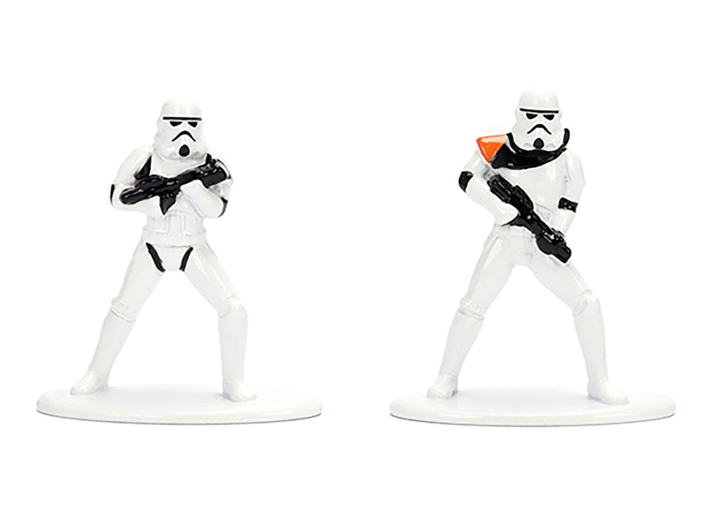 Set of 12 Diecast Figures "Star Wars" Movie Franchise "Nano Metalfigs" Series Diecast Models by Jada view 5