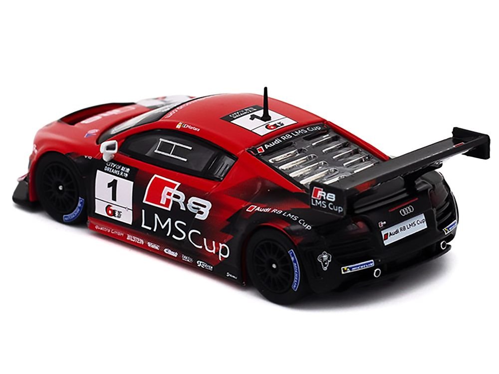 Audi R8 LMS #1 Edoardo Mortara Winner "Macau GT Cup" (2013) 1/64 Diecast Model Car by Pop Race view 4