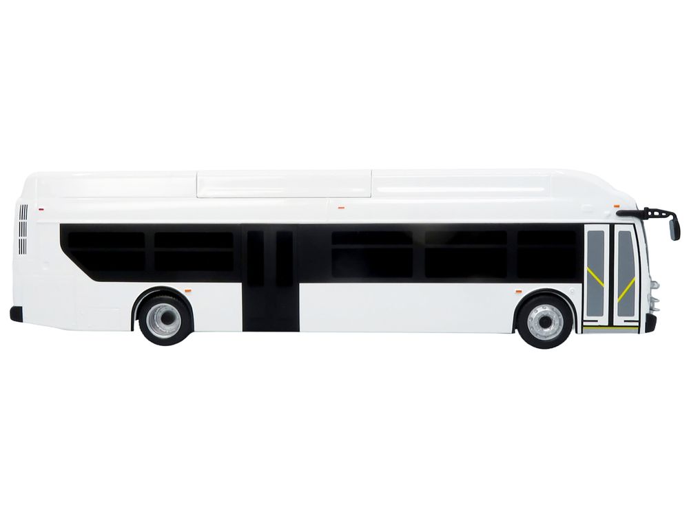 New Flyer Xcelsior Transit Bus Bank White "The Bus & Motorcoach Collection" Limited Edition to 504 Pieces Worldwide 1/43 Model by Iconic Replicas view 2
