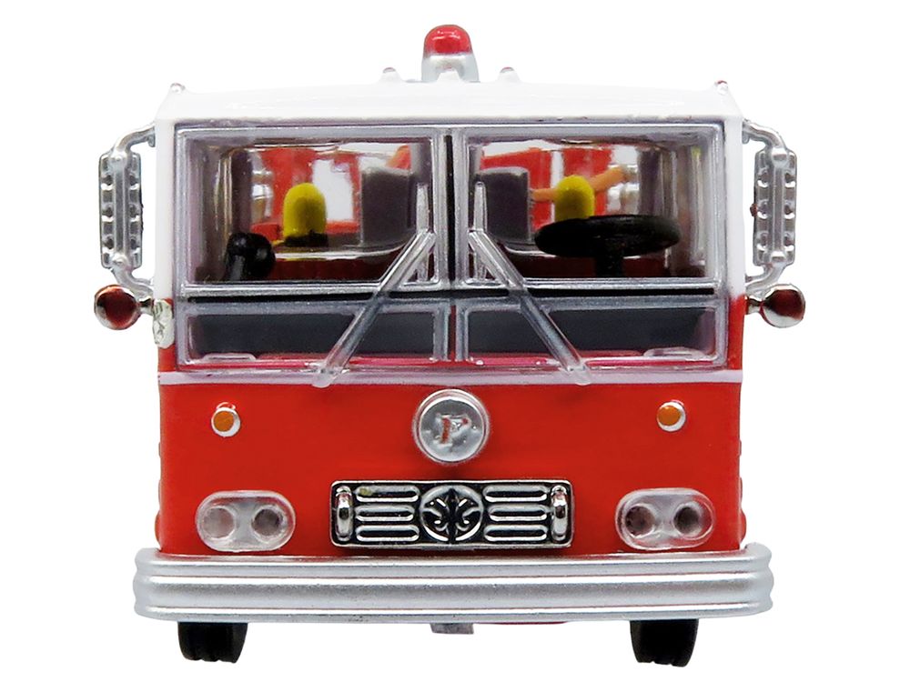 1974 Ward LaFrance Fire Engine "San Francisco Fire Department – Engine 31" Red with White Top "5 Alarm" Series Limited Edition 1/87 (HO) Diecast Model by Iconic Replicas view 4