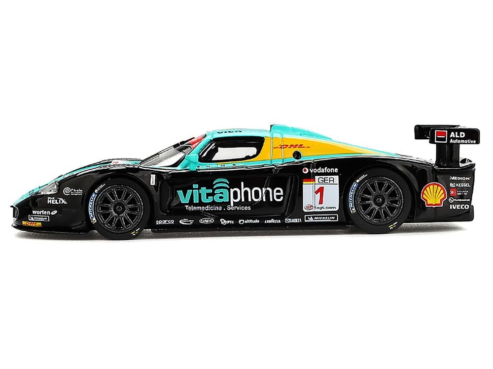 Maserati MC12 Competizione #1 Michael Bartels - Andrea Bertolini - Eric van de Poele - Stephane Sarrazin "Vitaphone Racing Team" Winner "24 Hours of Spa" (2008) 1/64 Diecast Model Car by BBR view 2