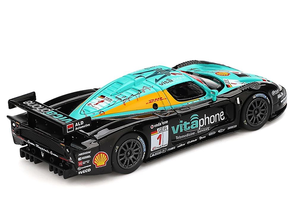 Maserati MC12 Competizione #1 Michael Bartels - Andrea Bertolini - Eric van de Poele - Stephane Sarrazin "Vitaphone Racing Team" Winner "24 Hours of Spa" (2008) 1/64 Diecast Model Car by BBR view 3