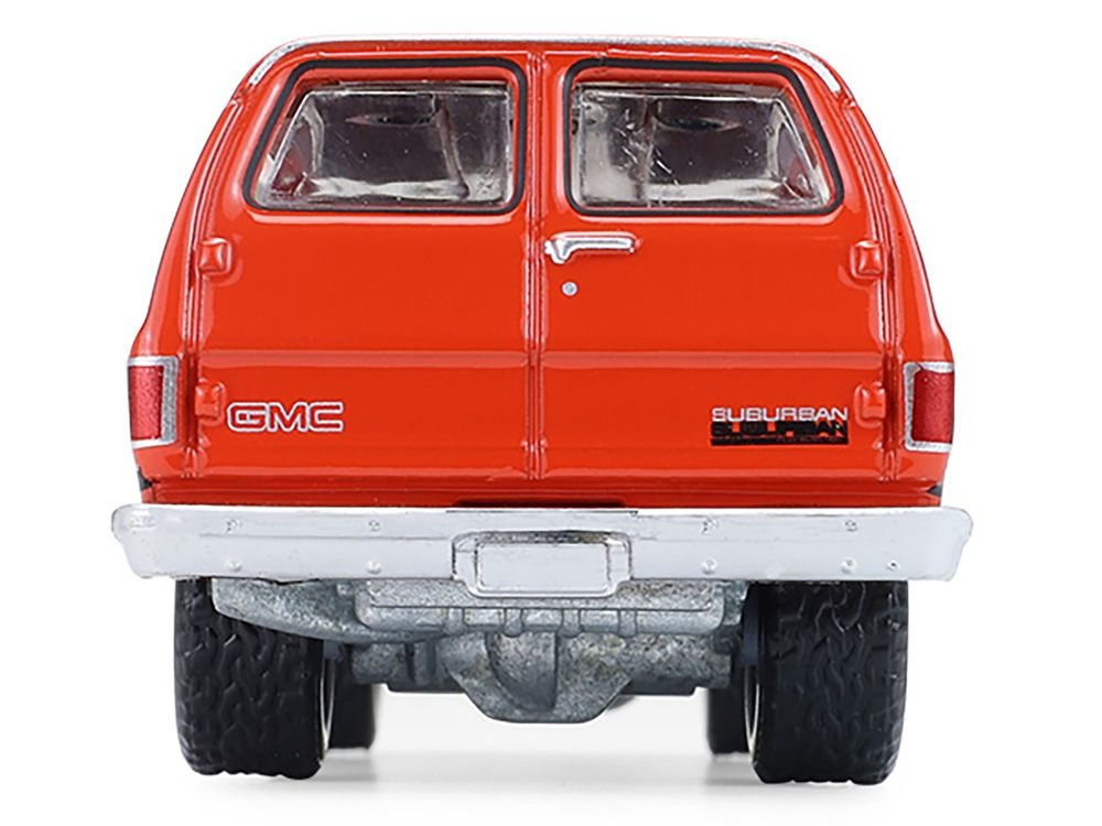 1991 GMC Suburban "Canada Coast Guard" Red with White Stripes "Hot Pursuit - Canada Special Edition" Series 1/64 Diecast Model Car by Greenlight view 4