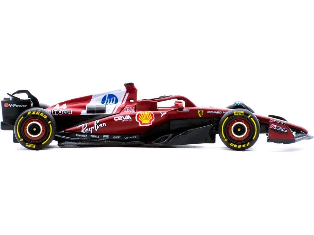 Ferrari SF-25 #44 Lewis Hamilton Formula One F1 World Championship (2025) "Formula Racing" Series 1/64 Diecast Model Car by Bburago view 2
