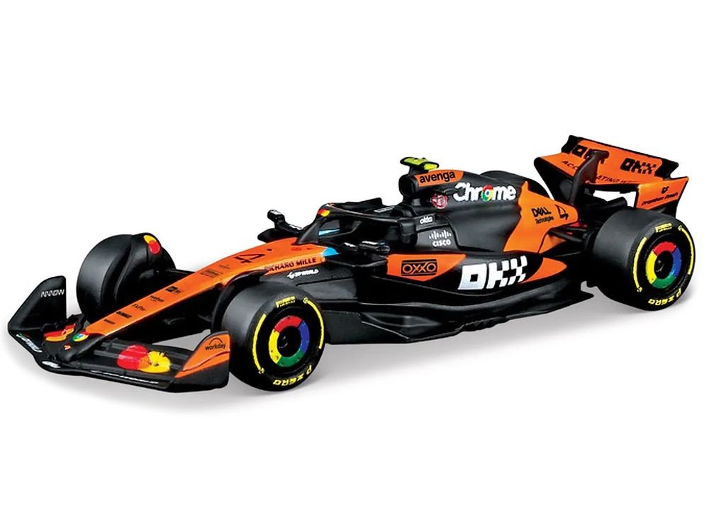 McLaren MCL39 #4 Lando Norris Winner Formula One F1 "Australian GP" (2025) "Formula Racing" Series 1/64 Diecast Model Car by Bburago view 2