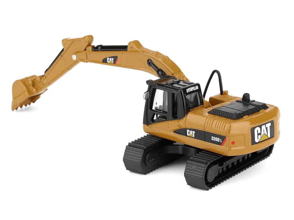 CAT Caterpillar 320D L Hydraulic Excavator Yellow 1/87 (HO) Diecast Model by Diecast Masters view 2