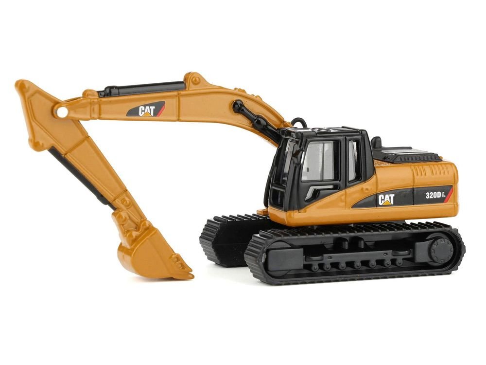 CAT Caterpillar 320D L Hydraulic Excavator Yellow 1/87 (HO) Diecast Model by Diecast Masters view 4