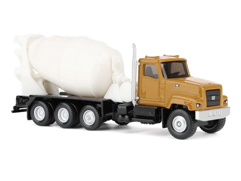 CAT Caterpillar CT681 Concrete Mixer Yellow 1/87 (HO) Diecast Model by Diecast Masters view 3