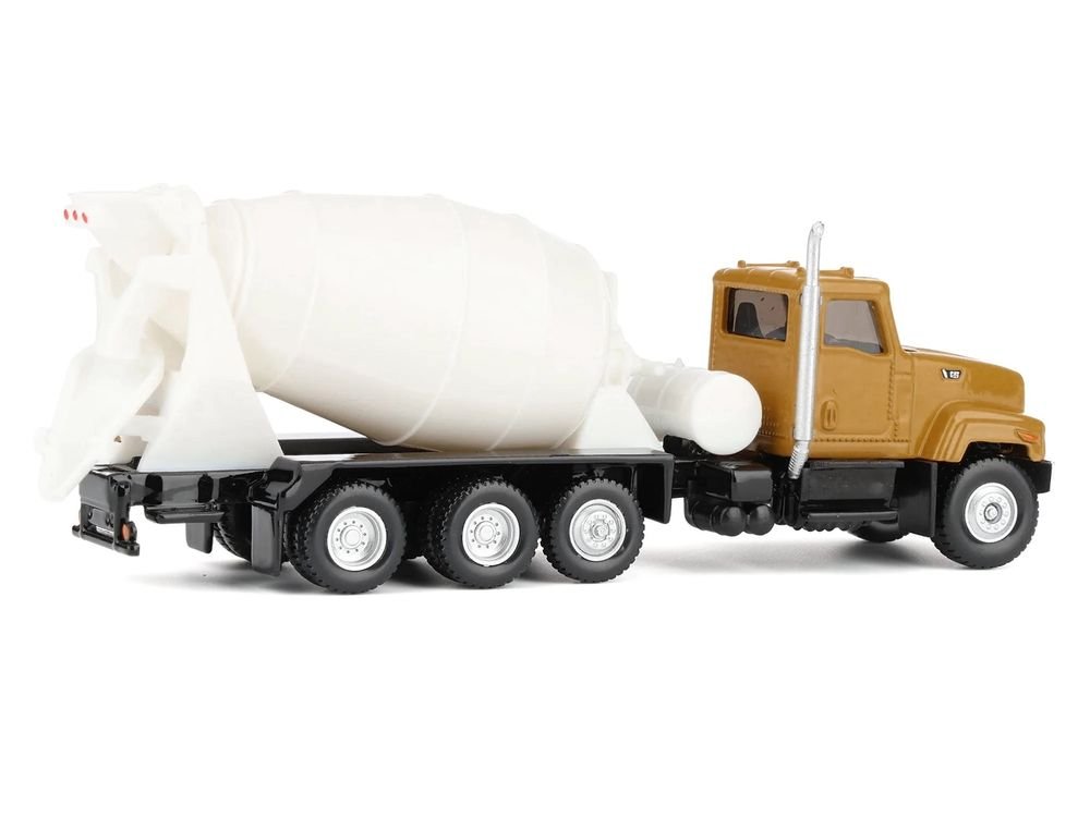 CAT Caterpillar CT681 Concrete Mixer Yellow 1/87 (HO) Diecast Model by Diecast Masters view 4