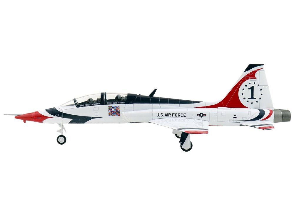 Northrop T-38 NASA Aircraft "#1 Thunderbirds" (1970s) United States Air Force "Air Power Series" 1/72 Diecast Model by Hobby Master view 2