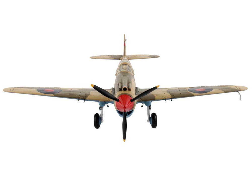 Curtiss P-40 Warhawk Tomahawk Mk IIB Aircraft "LD-C Clive Caldwell No. 250 Squadron North Africa" (1942) British Royal Air Force "Air Power Series" 1/48 Diecast Model by Hobby Master view 5