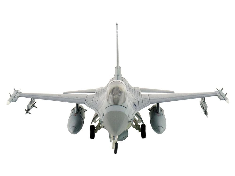 Lockheed F-16D Fighting Falcon Fighter Aircraft "85-1572 Edwards Air Force Base" (2024) United States Air Force "Air Power Series" 1/72 Diecast Model by Hobby Master view 5
