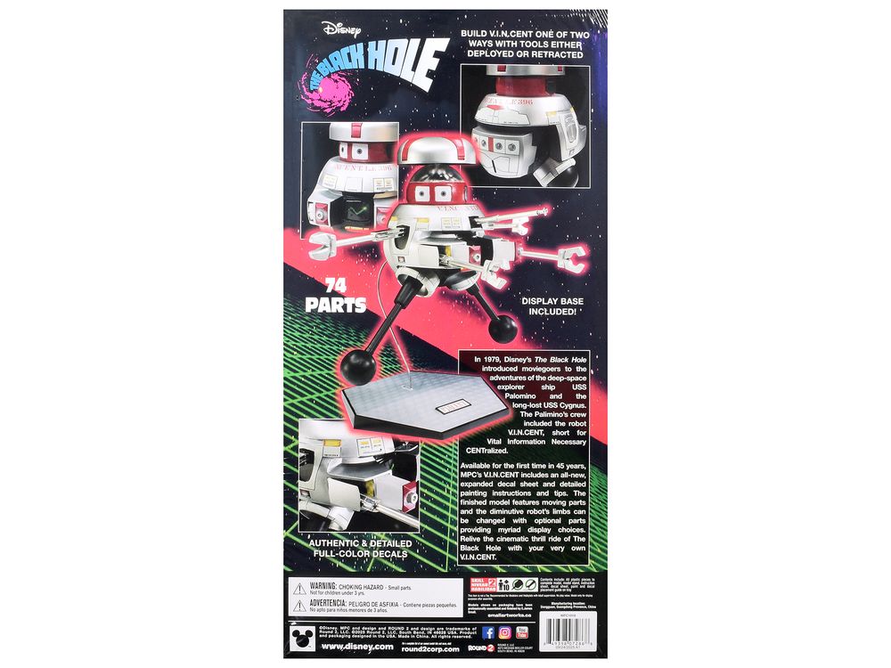 Skill 2 Model Kit V.I.N.CENT. Robot "The Black Hole" (1979) Movie 1/6 Scale Model by MPC view 4