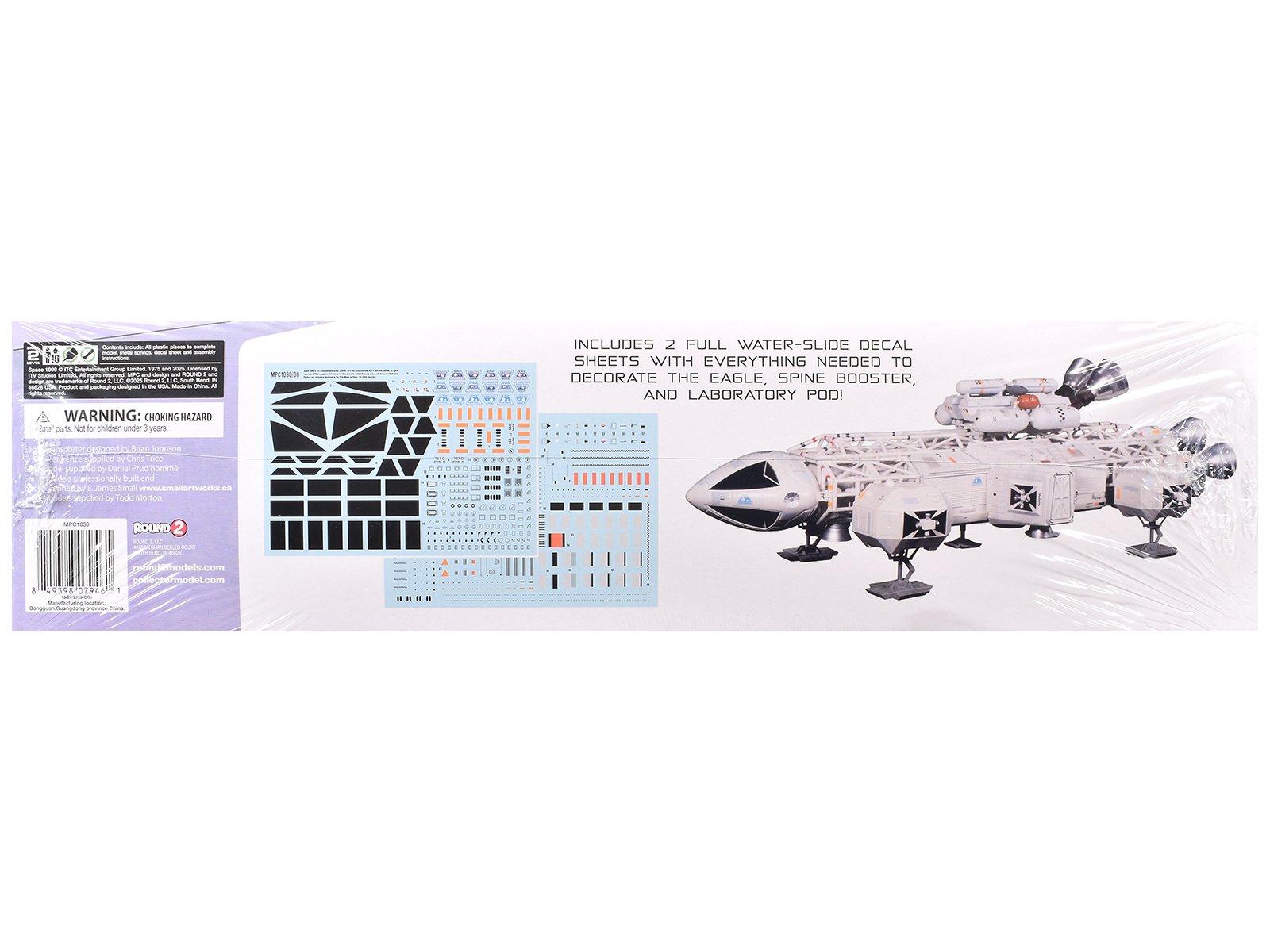 Skill 2 Model Kit Eagle Transporter Metamorph Edition "Space: 1999" (1975-1977) TV Series 1/48 Scale Model by MPC view 3