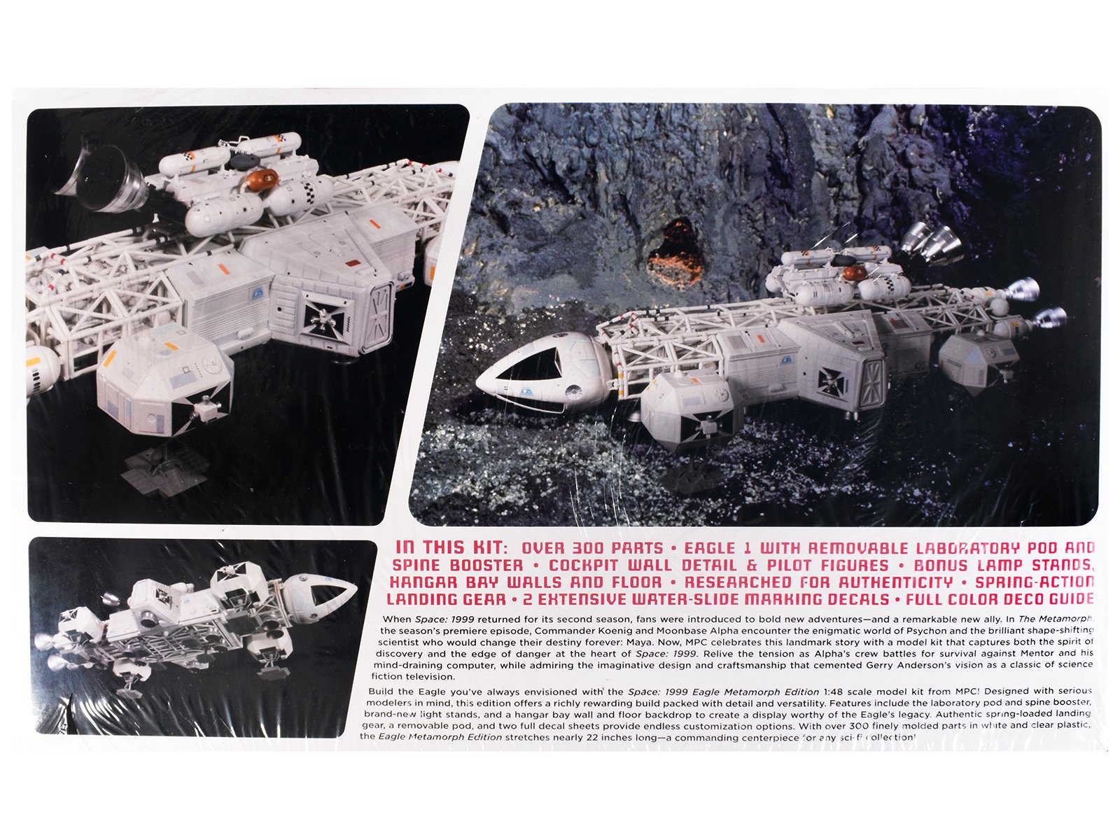 Skill 2 Model Kit Eagle Transporter Metamorph Edition "Space: 1999" (1975-1977) TV Series 1/48 Scale Model by MPC view 4