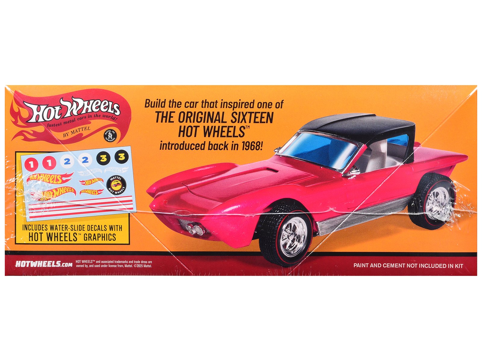 Skill 2 Model Kit Python Car "Hot Wheels" 1/25 Scale Model by MPC view 3