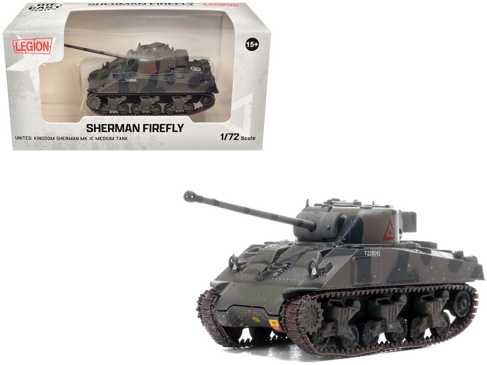 Sherman Firefly Mk.VC Medium Tank "A Squadron 4th/7th Royal Dragoon Guards 8th Armoured Brigade Normandy" (1944) British Army 1/72 Diecast Model by Legion