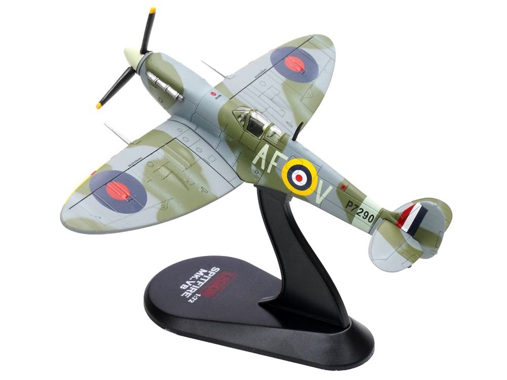 Supermarine Spitfire Mk IIa Fighter Aircraft "P7290 Air Fighting Development Unit RAF Duxford" (1942) Royal Air Force 1/72 Diecast Model by Legion view 5